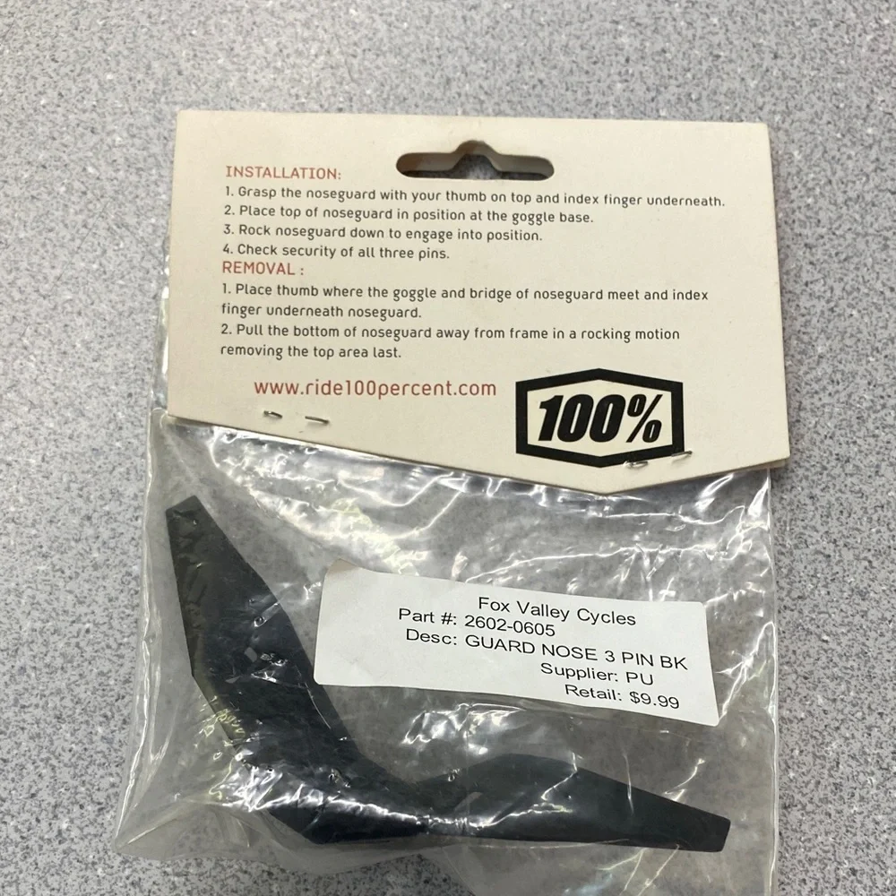 Racecraft Nose Guard - Black